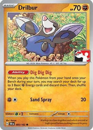 Drilbur 085- Prize Pack Series Cards Holofoil