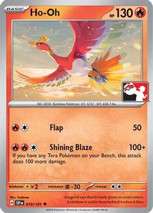 Ho-Oh 019/191 - Prize Pack Series Cards