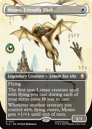 Momo, Friendly Flier (Borderless) |  (317) [Avatar: The Last Airbender]