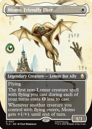 Momo, Friendly Flier (Borderless) |  (317) [Avatar: The Last Airbender]