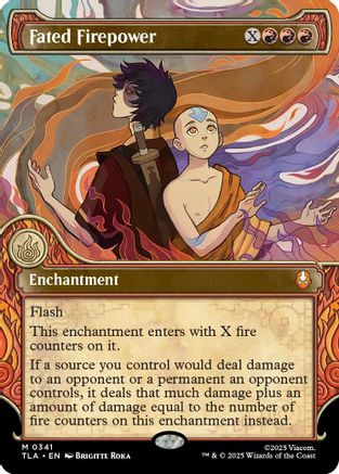 Fated Firepower (Showcase) |  Foil (341) [Avatar: The Last Airbender]