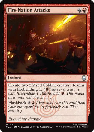Fire Nation Attacks |  Foil (133) [Avatar: The Last Airbender]