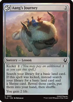 Aang's Journey |  Foil (001) [Avatar: The Last Airbender]