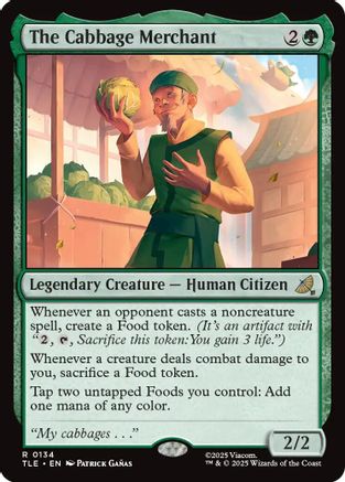 The Cabbage Merchant |  Foil (134) [Avatar: The Last Airbender: Eternal-Legal]