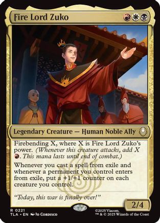 Fire Lord Zuko |  (221) [Avatar: The Last Airbender]