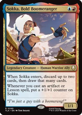 Sokka, Bold Boomeranger |  Foil (240) [Avatar: The Last Airbender]