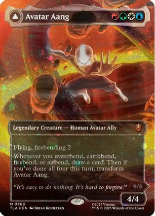 Avatar Aang (Raised Foil) |  Foil (363) [Avatar: The Last Airbender]