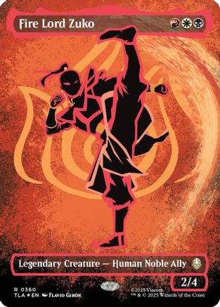 Fire Lord Zuko (Borderless Battle Pose) |  (360) [Avatar: The Last Airbender]