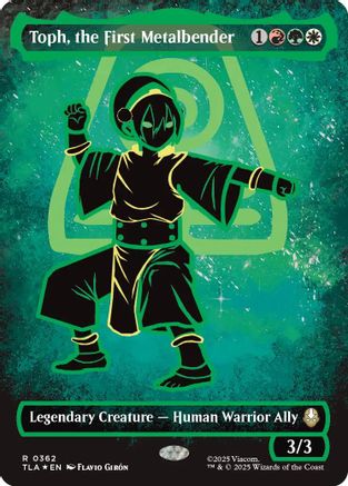 Toph, the First Metalbender (Borderless Battle Pose) |  (362) [Avatar: The Last Airbender]
