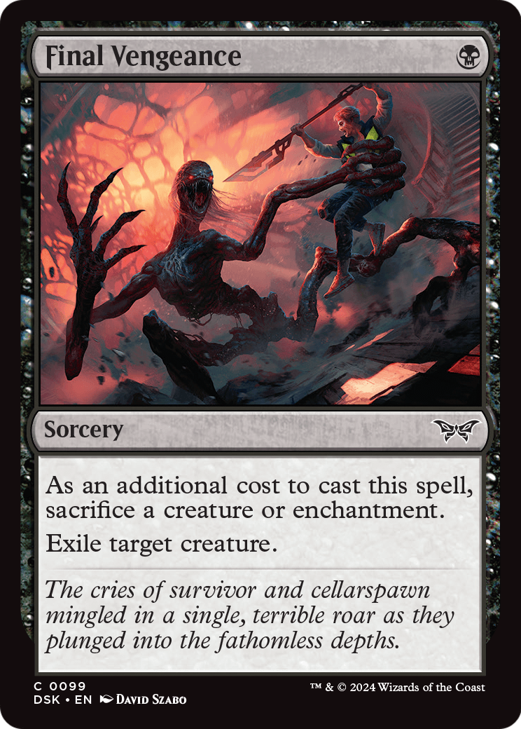 Final Vengeance [Duskmourn: House of Horror] Foil