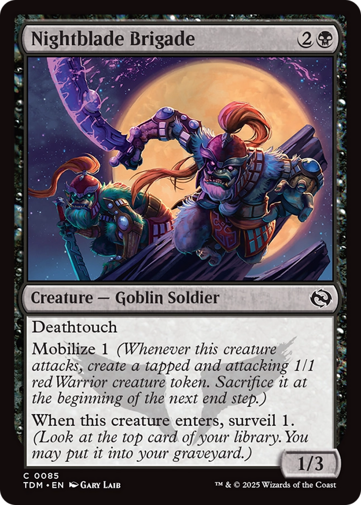Nightblade Brigade (085) [Tarkir: Dragonstorm]