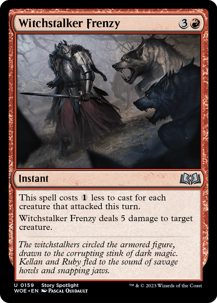 Witchstalker Frenzy [Wilds of Eldraine] Foil