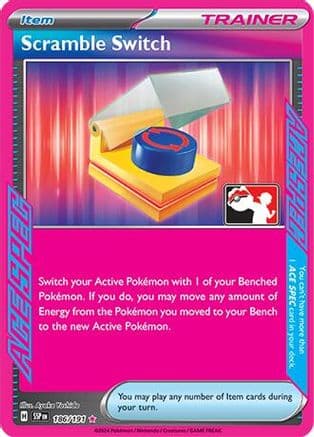 Scramble Switch 186- Prize Pack Series Cards Holofoil