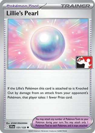 Lillie’s Pearl 151- Prize Pack Series Cards Holofoil