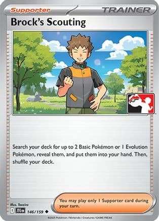 Brock's Scouting 146/159 - Prize Pack Series Cards