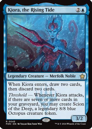 Kiora, the Rising Tide |  (045) [Promo Pack: Edge of Eternities]