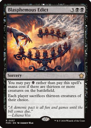 Blasphemous Edict |  (057) [Promo Pack: Edge of Eternities]