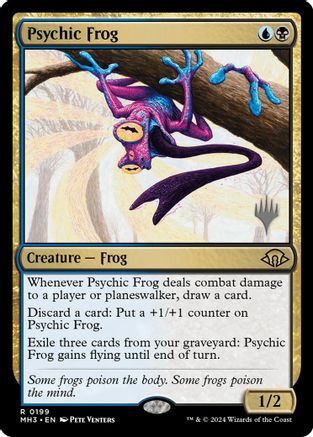 Psychic Frog |  Foil (199) [Promo Pack: Edge of Eternities]