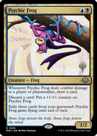 Psychic Frog |  Foil (199) [Promo Pack: Edge of Eternities]
