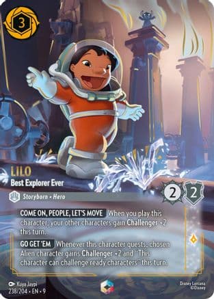 Lilo - Best Explorer Ever (Enchanted) | Holofoil (238/204) [Fabled]