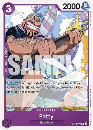 Patty (OP12-074) - Legacy of the Master Release Event Cards