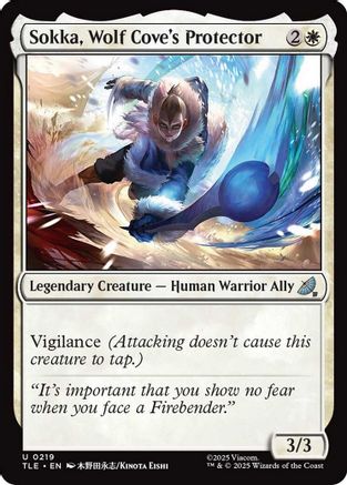 Sokka, Wolf Cove's Protector |  Foil (219) [Avatar: The Last Airbender: Eternal-Legal]