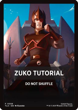 Zuko Tutorial Theme Card |  (008) [Avatar: The Last Airbender: Eternal-Legal]