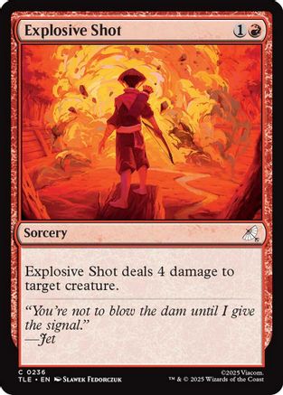 Explosive Shot |  Foil (236) [Avatar: The Last Airbender: Eternal-Legal]