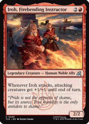 Iroh, Firebending Instructor |  Foil (240) [Avatar: The Last Airbender: Eternal-Legal]