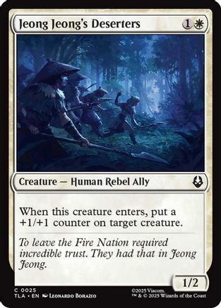 Jeong Jeong's Deserters |  Foil (025) [Avatar: The Last Airbender]
