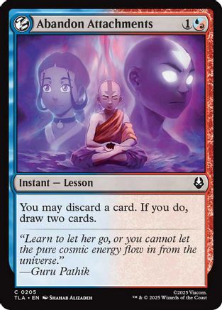 Abandon Attachments |  Foil (205) [Avatar: The Last Airbender]