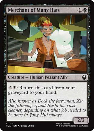 Merchant of Many Hats |  Foil (110) [Avatar: The Last Airbender]