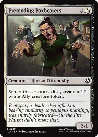 Pretending Poxbearers |  Foil (237) [Avatar: The Last Airbender]