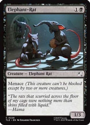 Elephant-Rat |  Foil (228) [Avatar: The Last Airbender: Eternal-Legal]