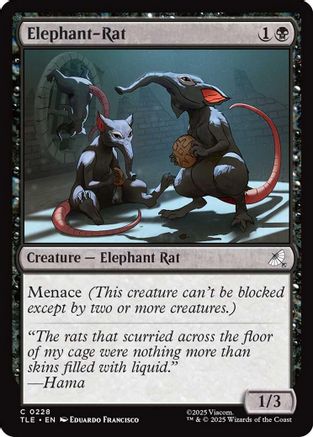 Elephant-Rat |  Foil (228) [Avatar: The Last Airbender: Eternal-Legal]