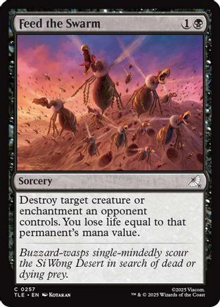 Feed the Swarm |  Foil (257) [Avatar: The Last Airbender: Eternal-Legal]