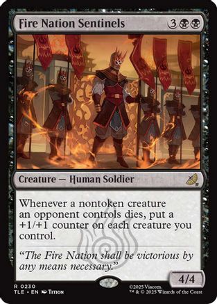 Fire Nation Sentinels |  Foil (230) [Avatar: The Last Airbender: Eternal-Legal]