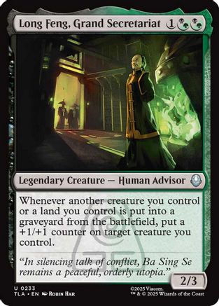 Long Feng, Grand Secretariat |  Foil (233) [Avatar: The Last Airbender]