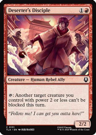 Deserter's Disciple |  Foil (131) [Avatar: The Last Airbender]