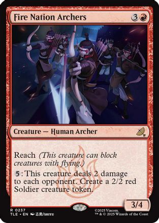 Fire Nation Archers |  Foil (237) [Avatar: The Last Airbender: Eternal-Legal]