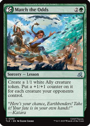 Match the Odds |  Foil (253) [Avatar: The Last Airbender: Eternal-Legal]