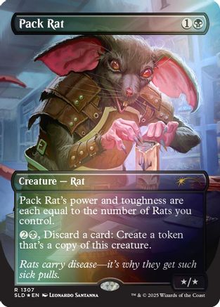 Pack Rat (1307) |  Foil (1307) [Secret Lair Drop Series]