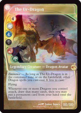 The Ur-Dragon (Retro Frame) |  Foil (003) [Secret Lair Drop Series]