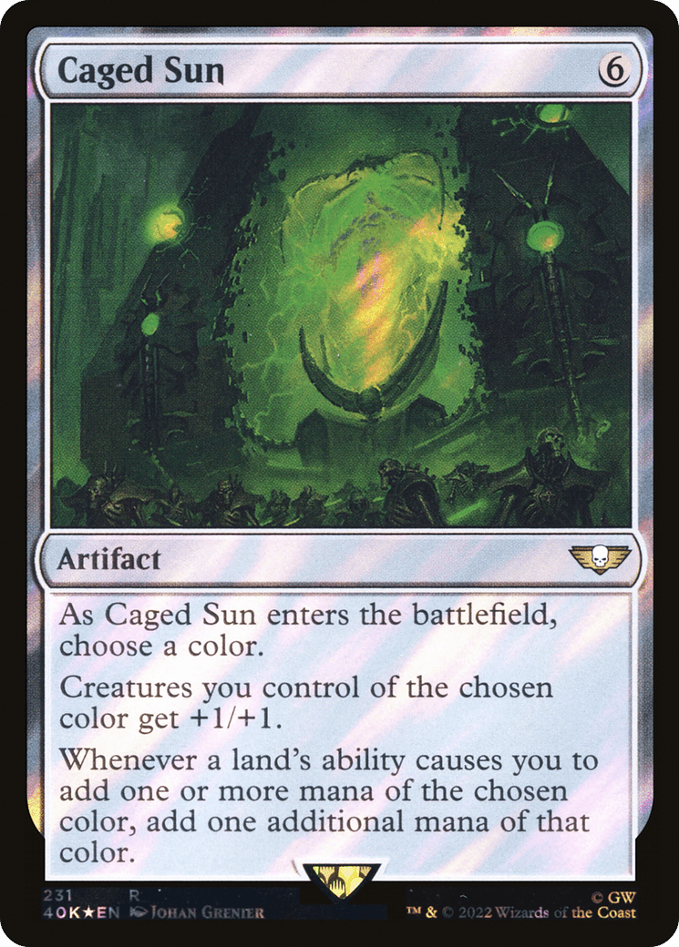 Caged Sun (Surge Foil) [Warhammer 40,000]