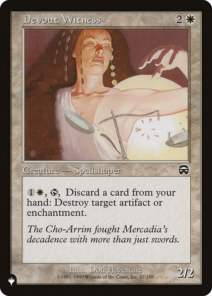 Devout Witness |  (MMQ-17) [The List]