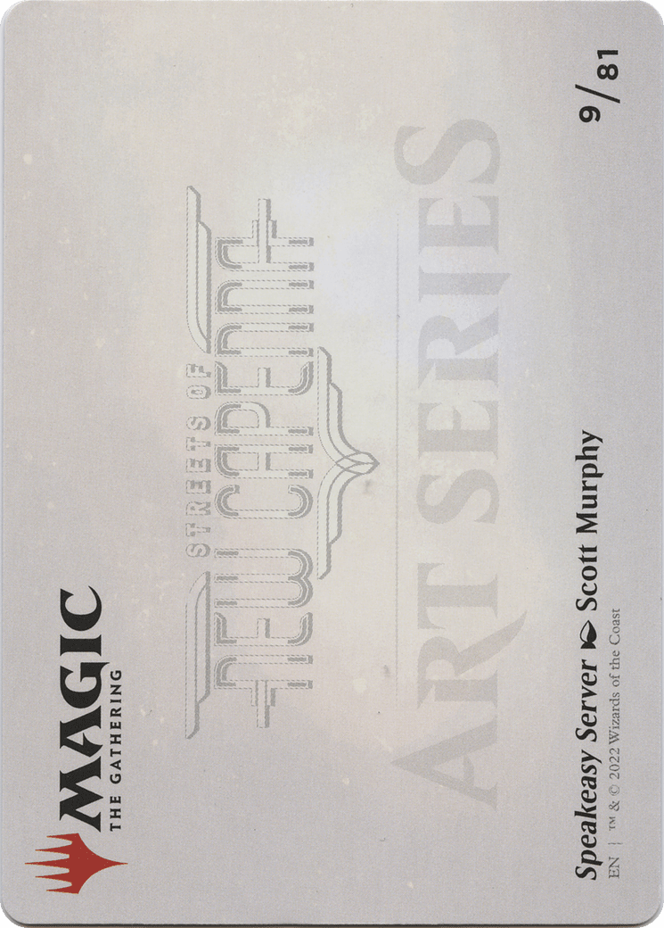 Speakeasy Server // Speakeasy Server (ASNC-009) - New Capenna Art Series (Borderless)