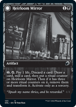 Heirloom Mirror // Inherited Fiend [Innistrad: Double Feature] Foil