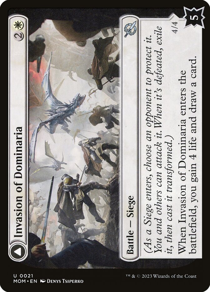 Invasion of Dominaria // Serra Faithkeeper 21/291 (March of the Machine) 