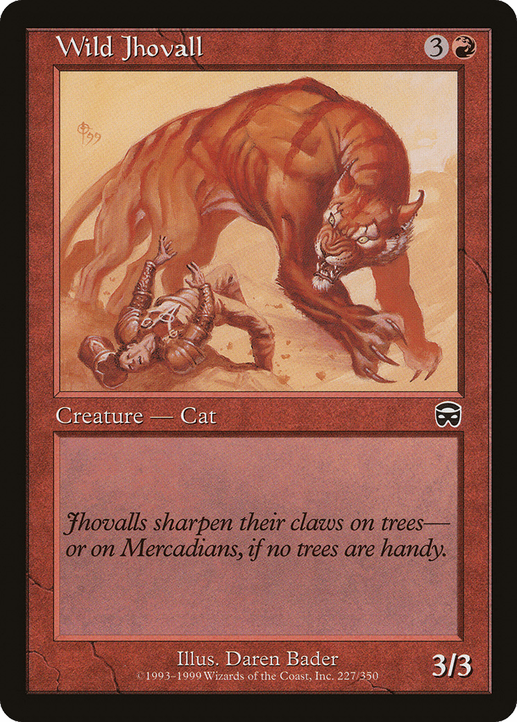 Wild Jhovall [Mercadian Masques] Foil