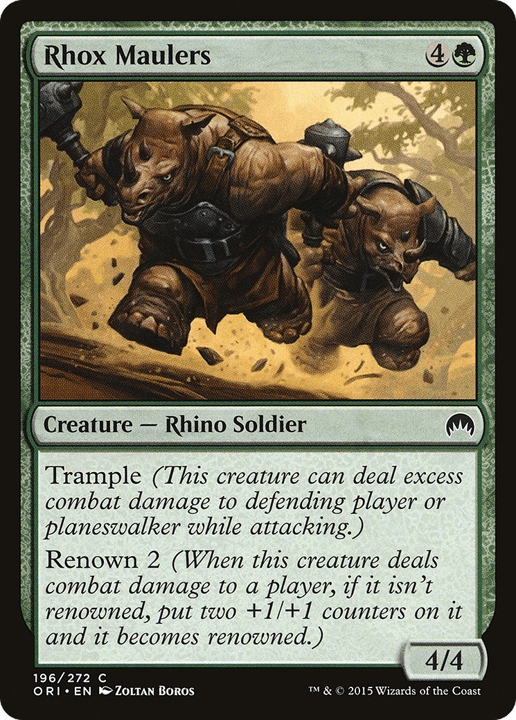 Rhox Maulers [Magic Origins] Foil